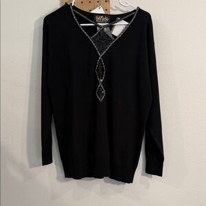 Bob Mackie Black Sweater